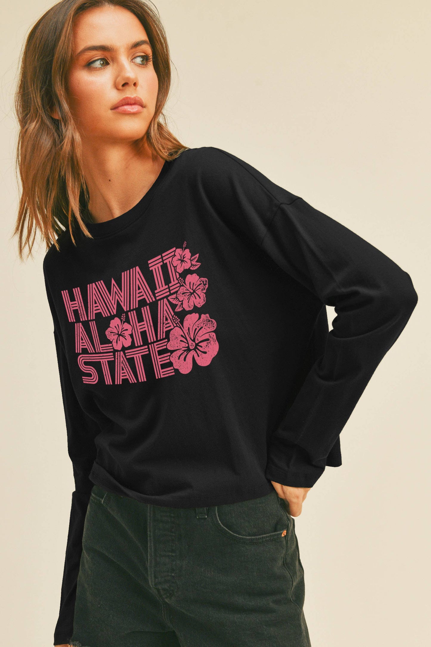 Hawaii Aloha State Graphic T-Shirt