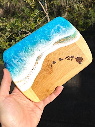 Hawaii Islands Cheese board | Maui made Charcuterie board