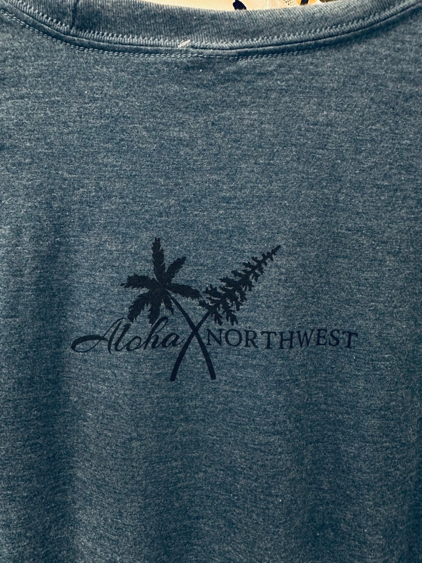Aloha Northwest Smoky Blue Men’s T Shirt (zoom in)
