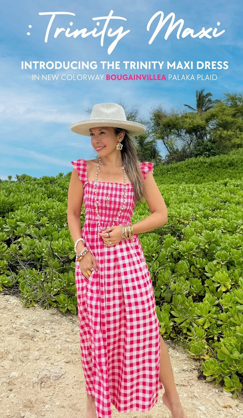 Lavender Palaka Trinity Dress