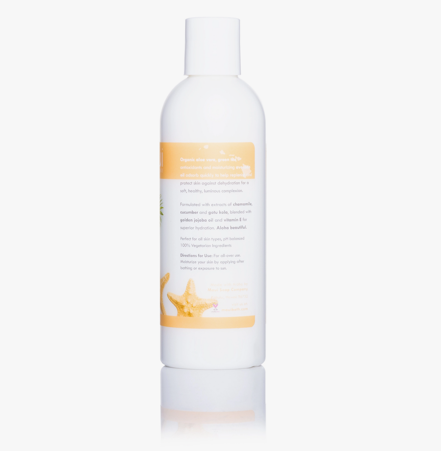 Island Sands Body Lotion by Maui Soap Company (back)