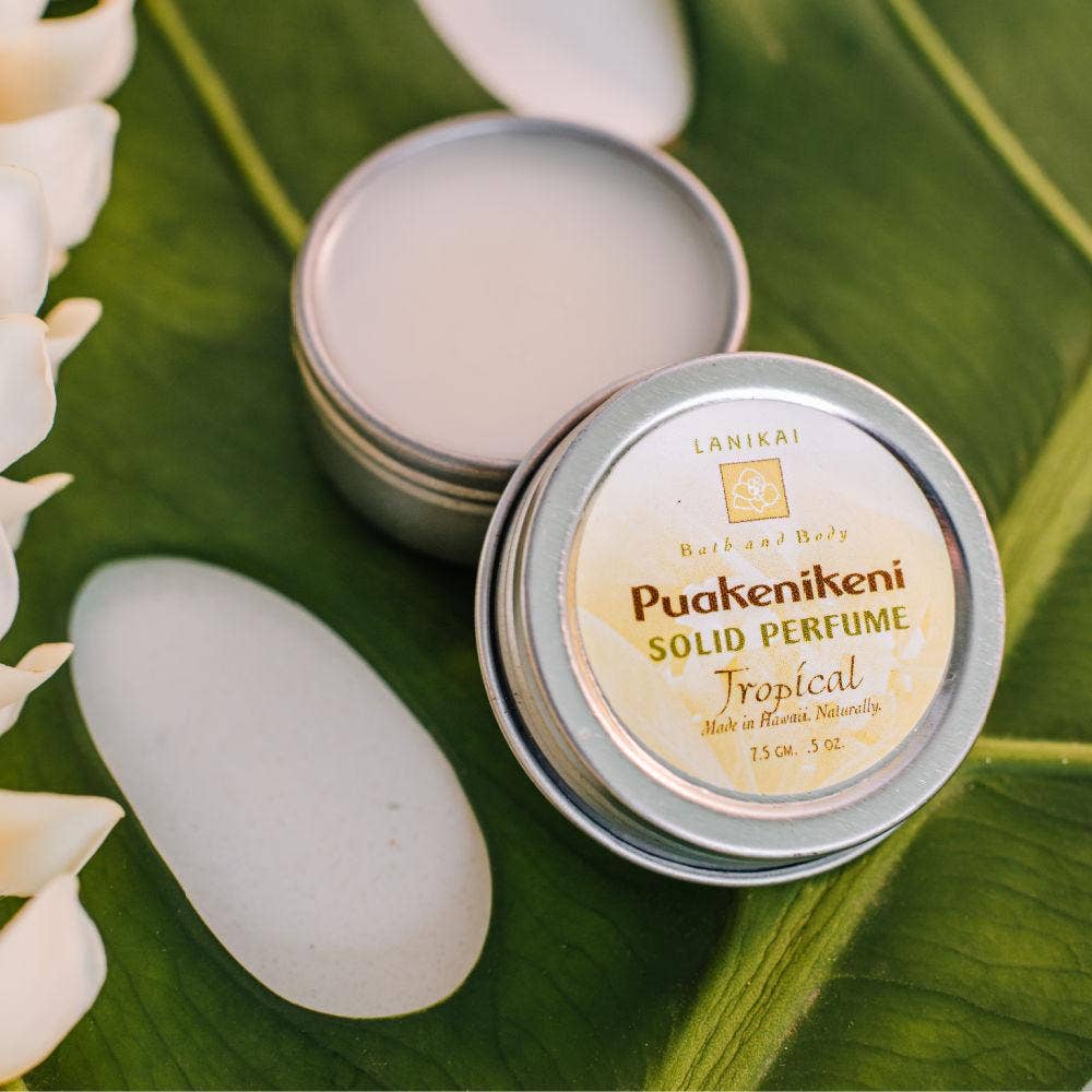 Lanikai Body and Bath Solid Perfume, Beeswax and Shea