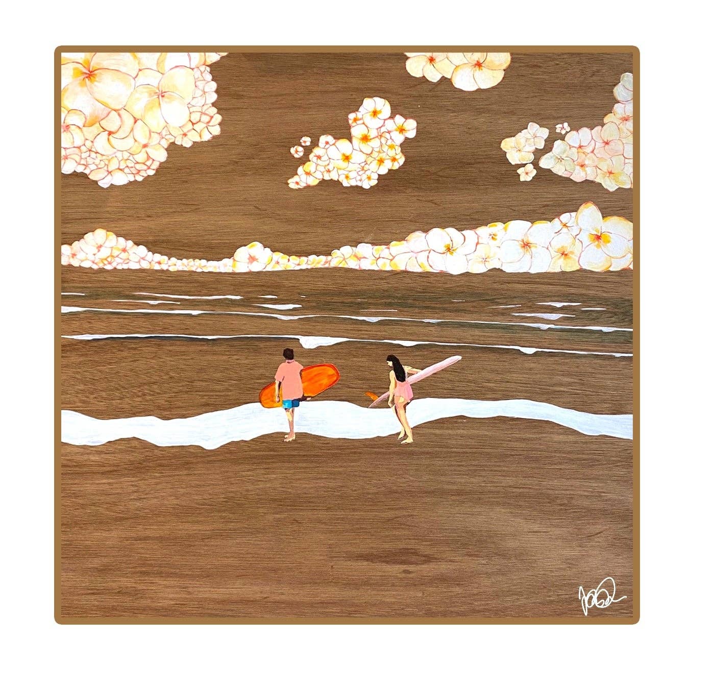 Paradise Now Hawaii Better Together Matted Print