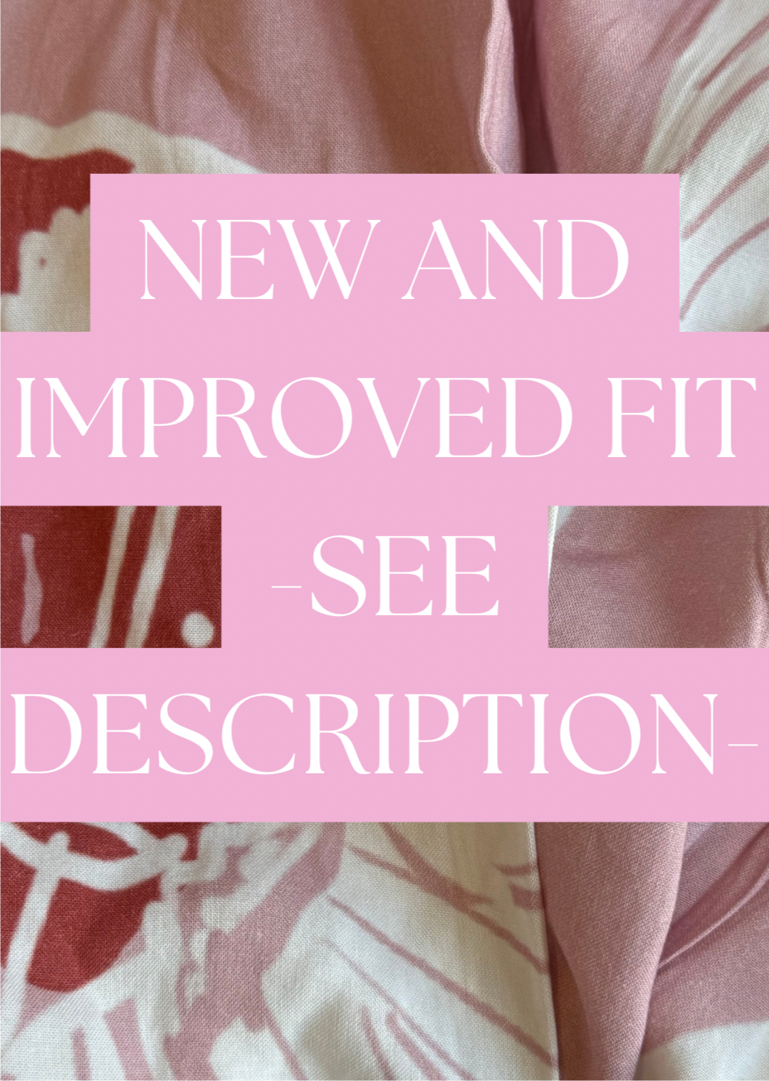 "NEW AND IMPROVED FIT - SEE DESCRIPTION"
