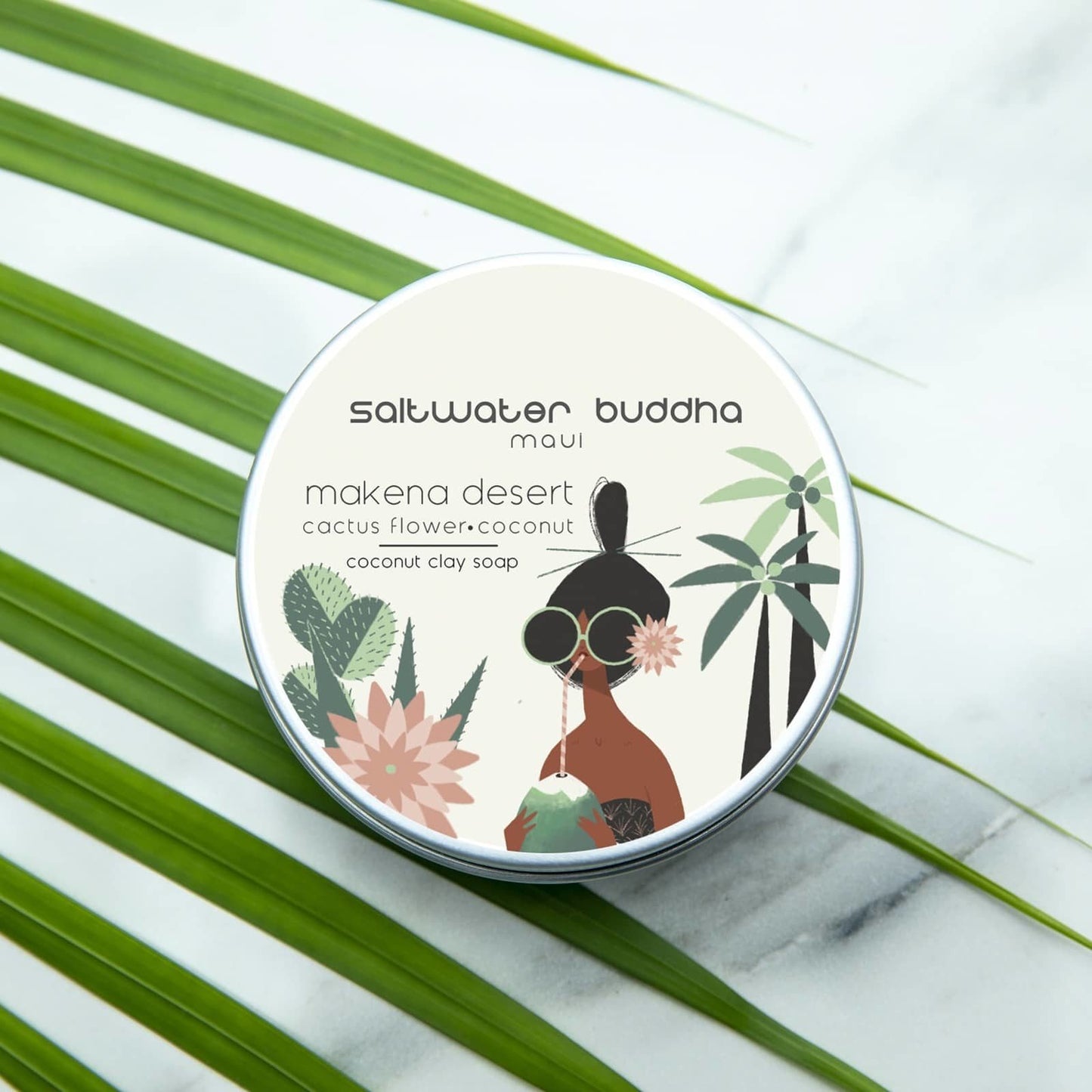 Saltwater Buddha Makena Desert Coconut Clay Soap