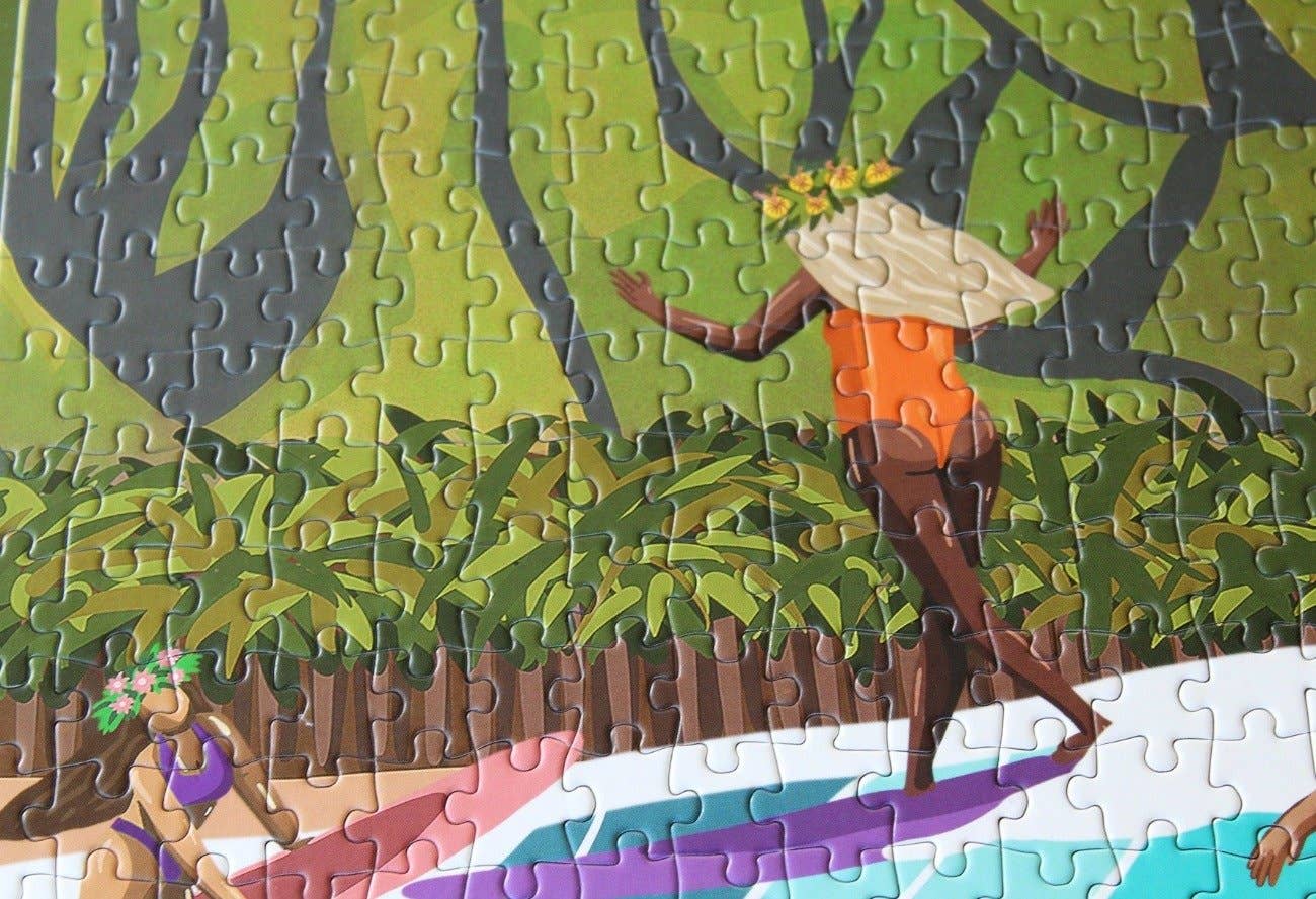Surf Shack Puzzles Party Wave 1000 Piece Puzzle (complete)