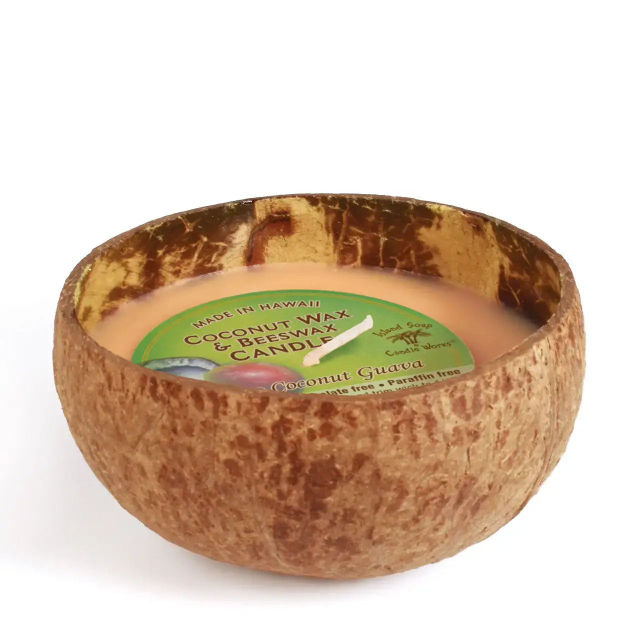 Mango Coconut - Coconut Bowl Candle with Coconut wax