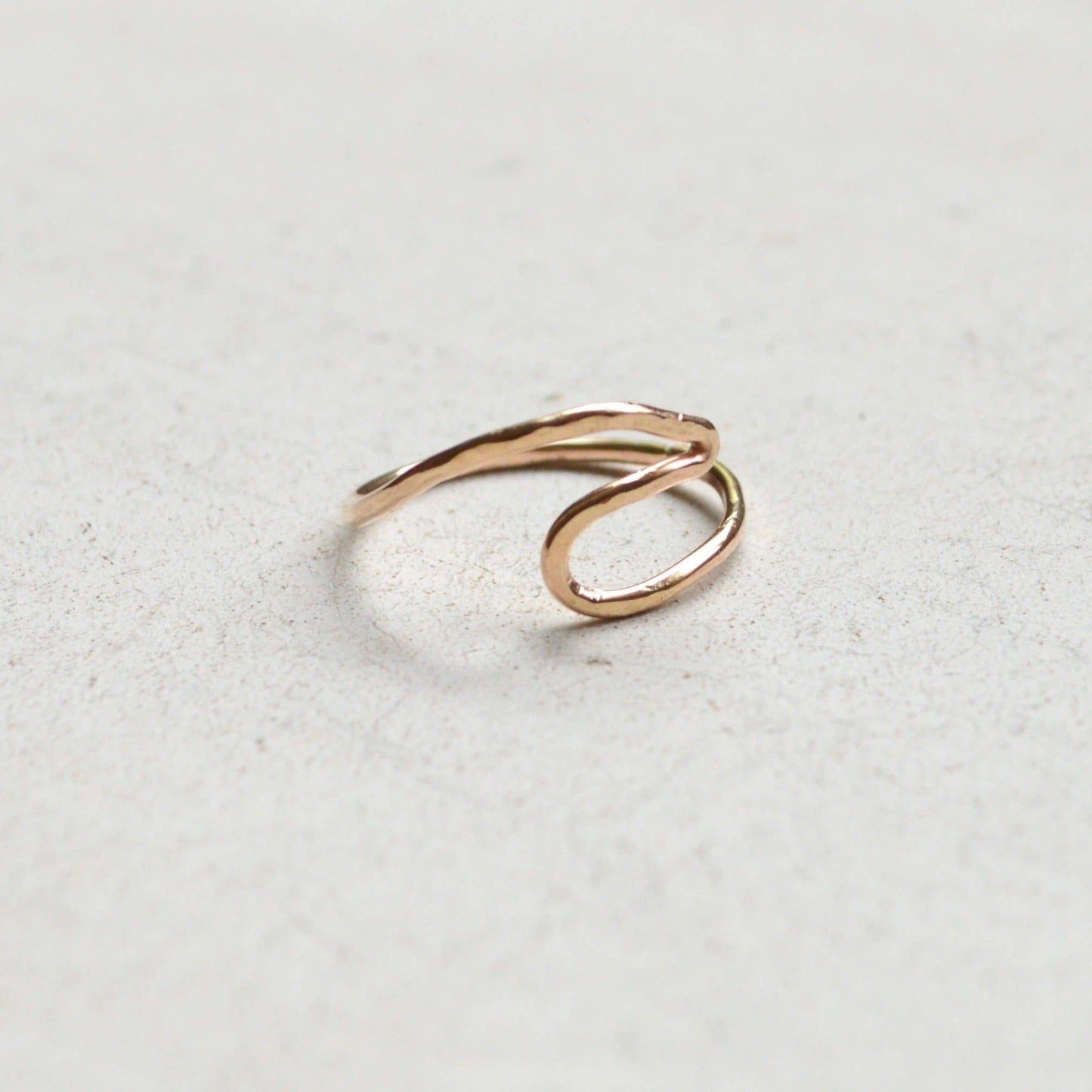 Handmade Wave Ring in Sterling or Gold