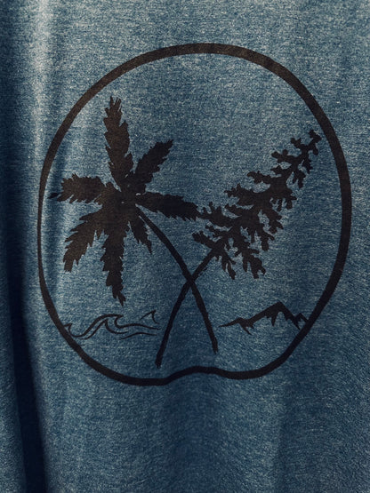 Aloha Northwest Smoky Blue Men’s T Shirt
