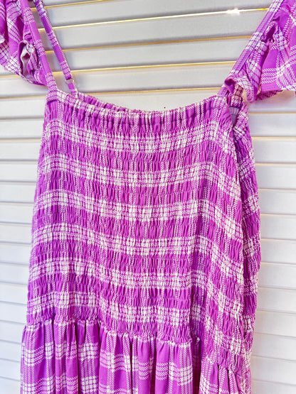Lavender Palaka Trinity Dress