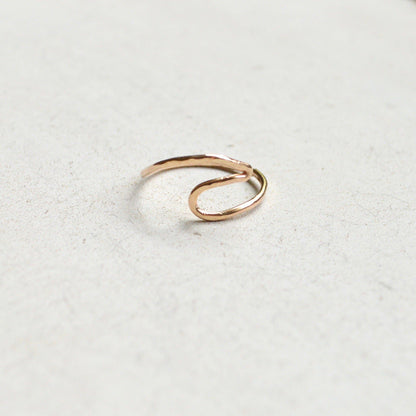 Handmade Wave Ring in Sterling or Gold