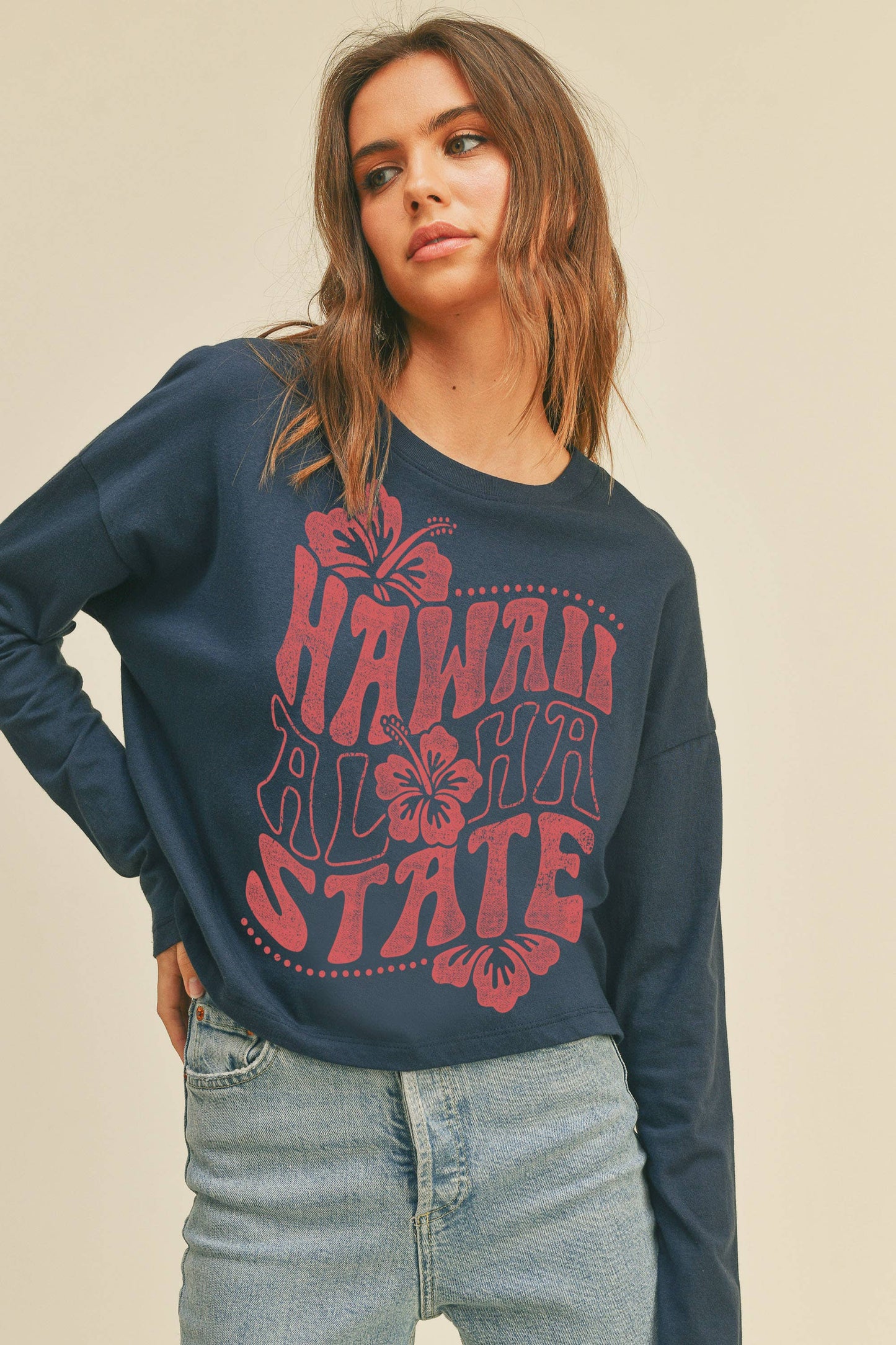 Hawaii Aloha State Graphic T-Shirt