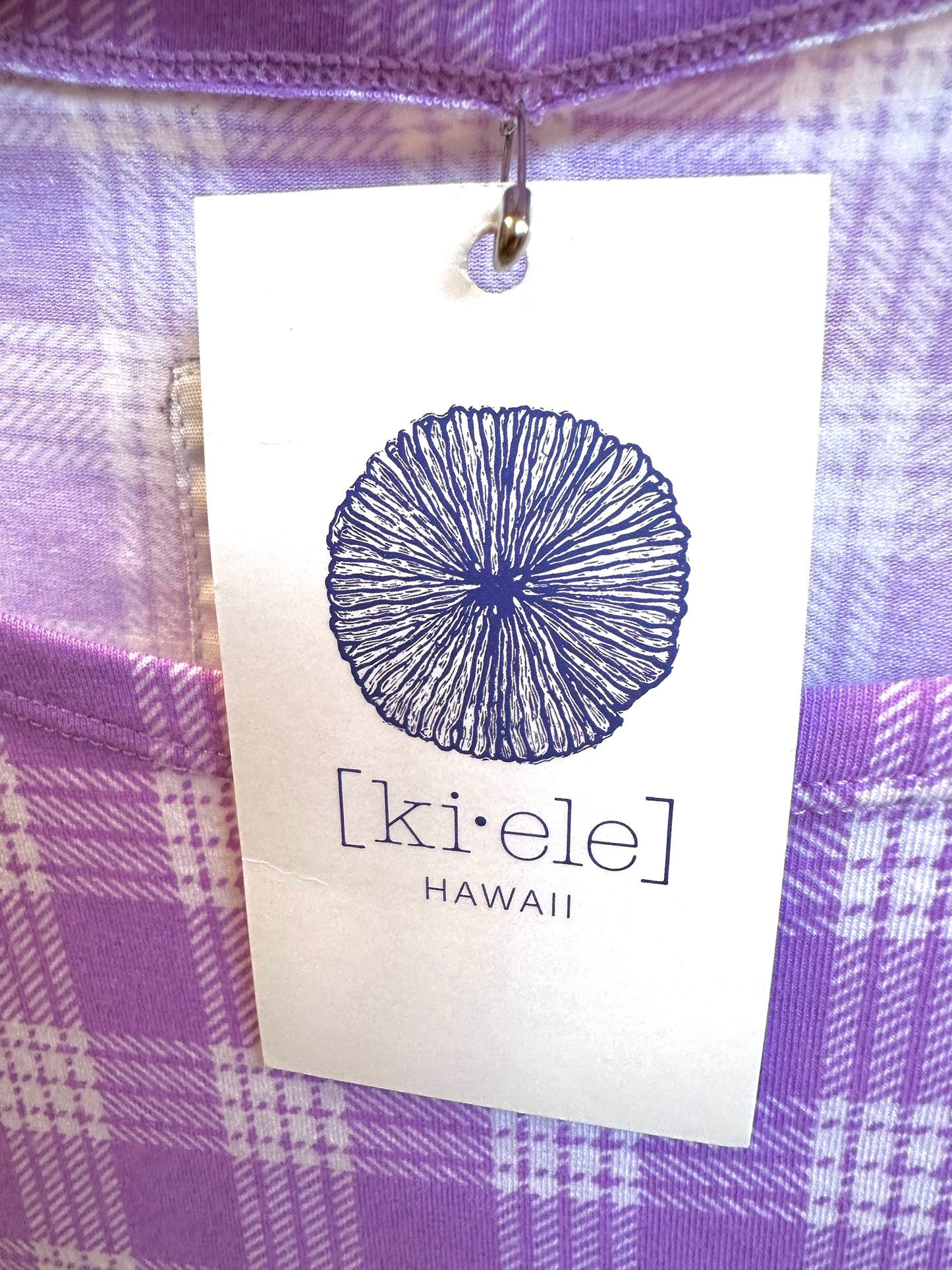 Lilac Palaka Plaid Hannah Dress