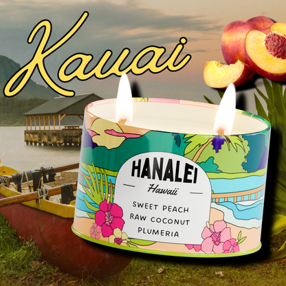 Hanalei Candle – Hawaii Travel Gift Candle