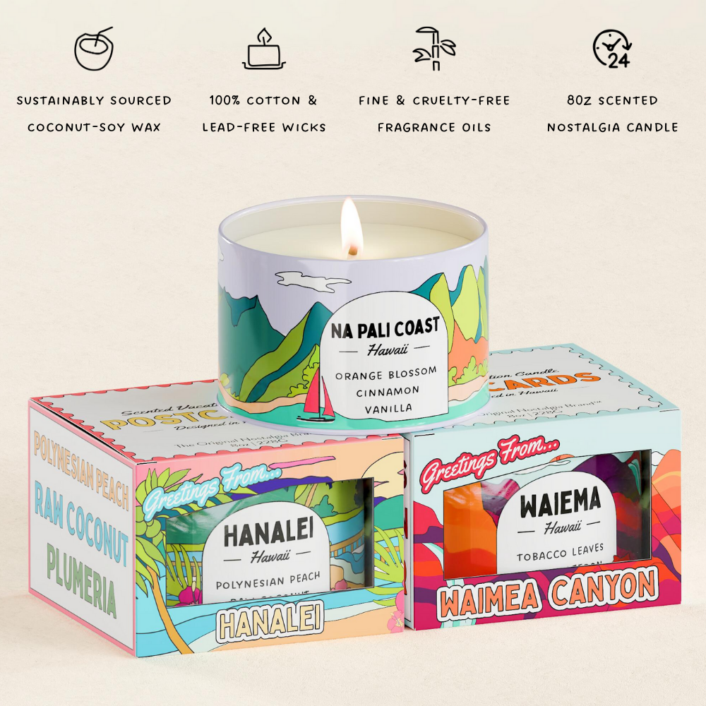 Na Pali Coast, Hawaii | Scented Destination Candle