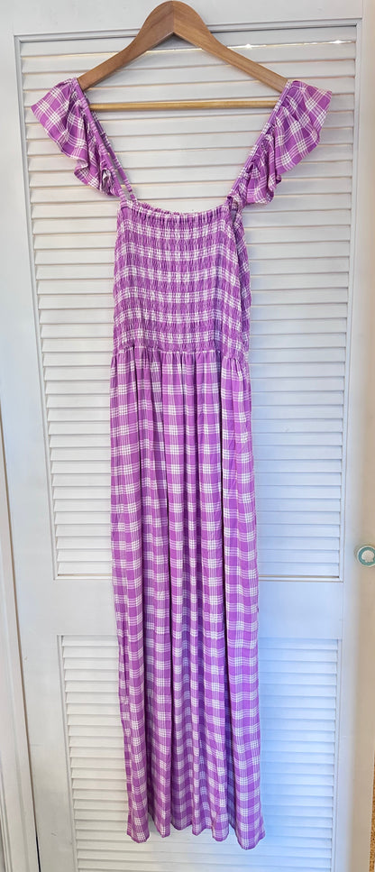 Lavender Palaka Trinity Dress
