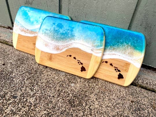 Hawaii Islands Cheese board | Maui made Charcuterie board