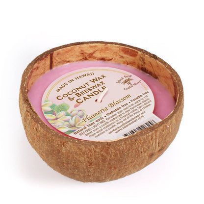 Plumeria -Coconut Bowl Candle with Coconut wax