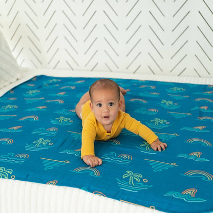 Tropical Daydream Muslin Swaddle Blanket