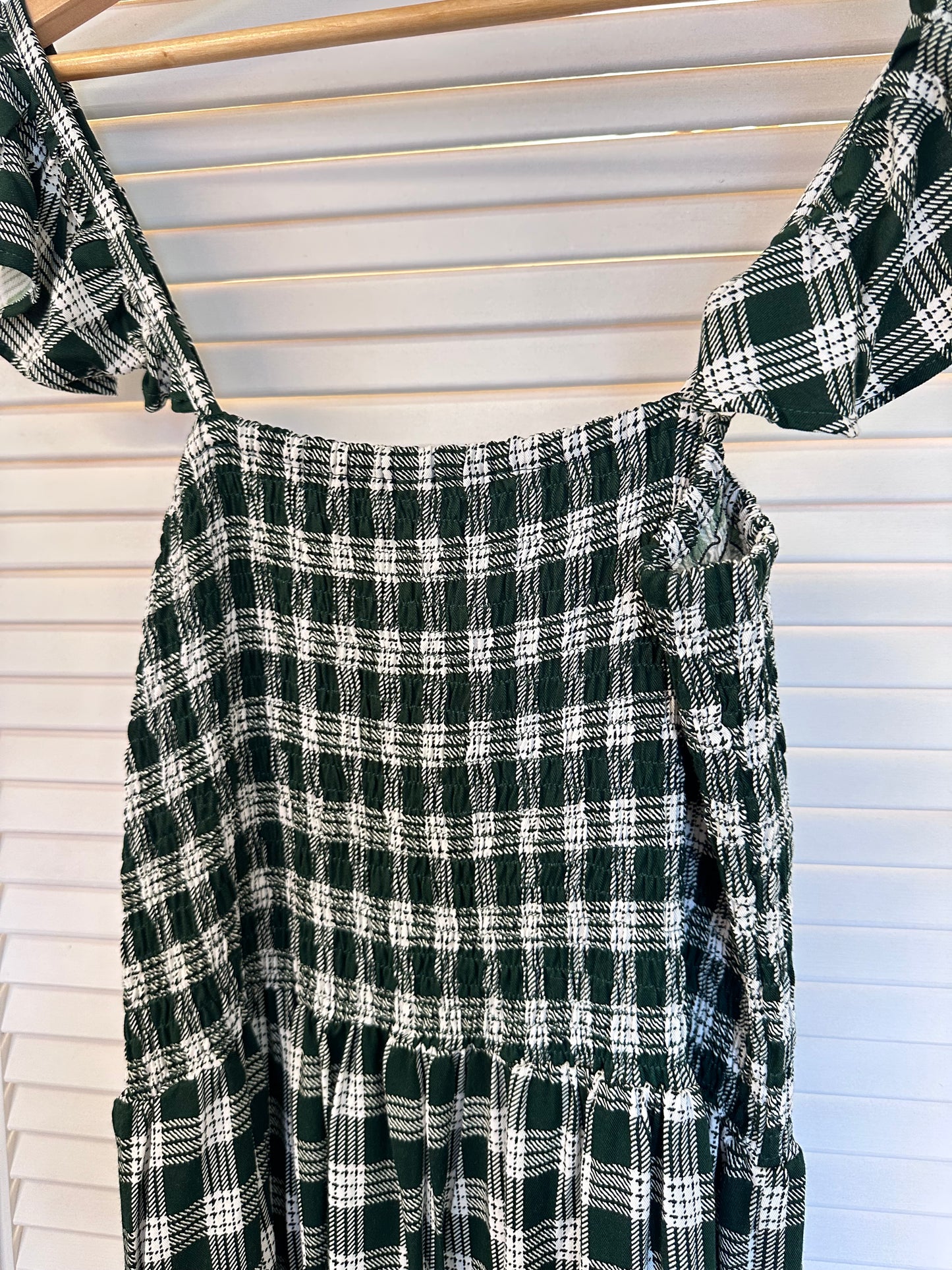 Dark Green Palaka Trinity Dress