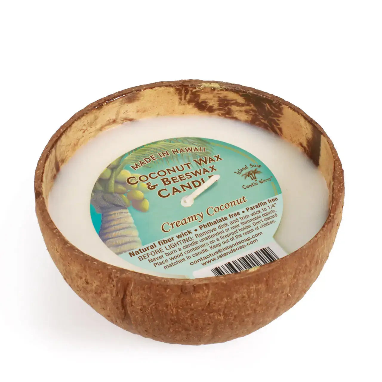 Coconut - Coconut Bowl Candle with Coconut wax