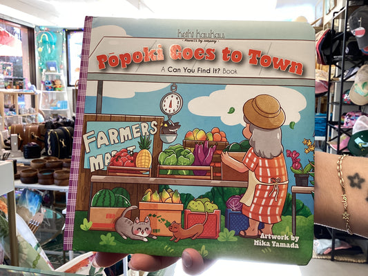 Popoki Goes to Town Book by Keiki Kaukau