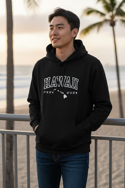 Hawaii Coordinates Hoodie