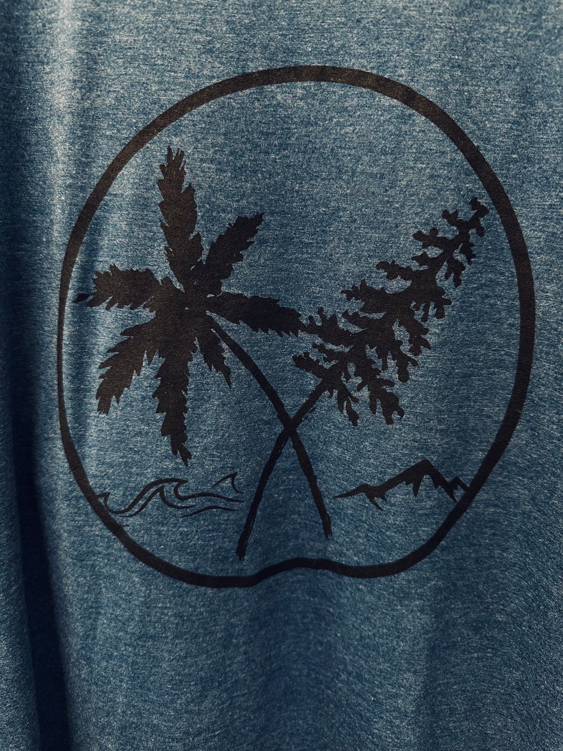 Aloha Northwest Smoky Blue Men’s T Shirt (zoom in)