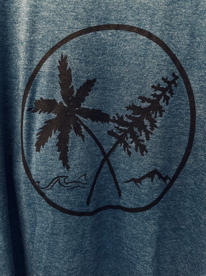 Aloha Northwest Smoky Blue Men’s T Shirt (zoom in)