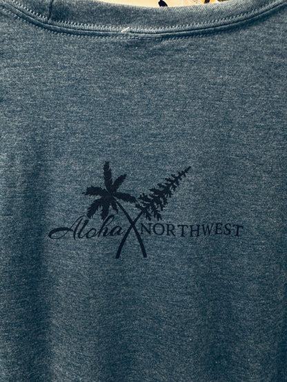 Aloha Northwest Smoky Blue Men’s T Shirt (zoom in)