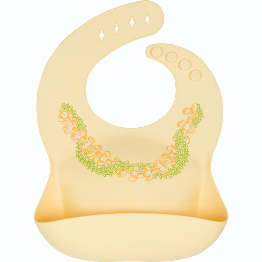 Ava and Oliver Silicone Bib Pakalana Lei Bib
