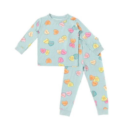 Coco Moon I Lava You Long Bamboo Pajamas