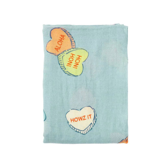 Coco Moon I Lava You Muslin Swaddle