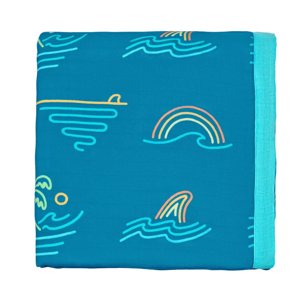 Coco Moon Tropical Daydream Baby Quilt