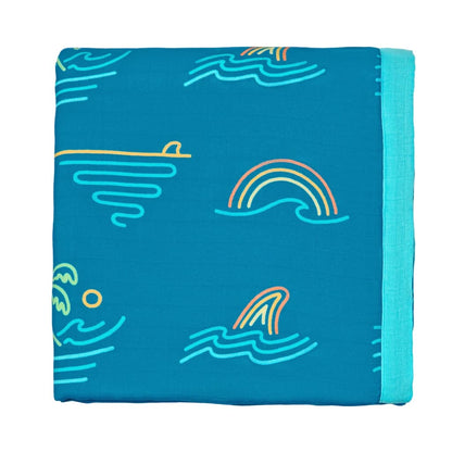 Coco Moon Tropical Daydream Baby Quilt
