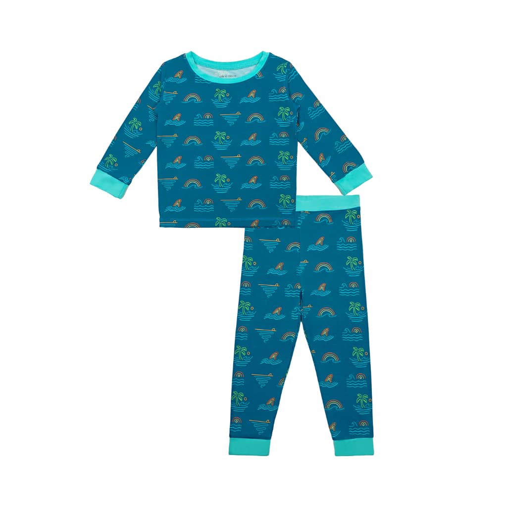 Coco Moon Tropical Daydream Long Bamboo Pajamas