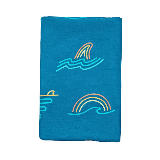 Coco Moon Tropical Daydream Muslin Swaddle Blanket