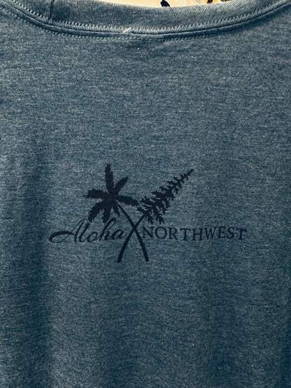 Aloha Northwest Smoky Blue Men’s T Shirt