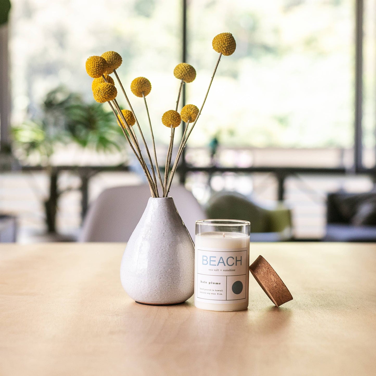 Opened Hale Plume BEACH Candle