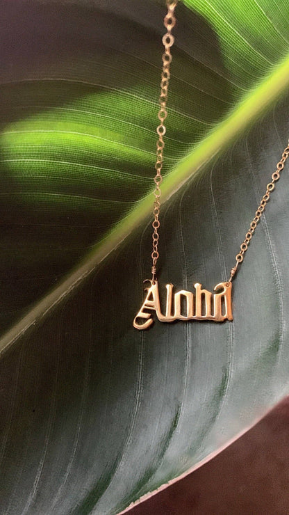 KI ELE Always Aloha Pendant necklace