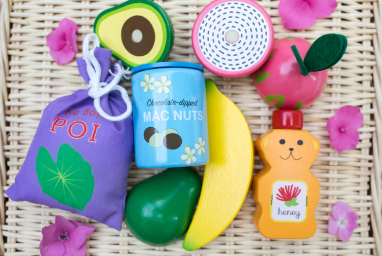 Keiki Kaukau Hawai‘i Farmer's Market Play Food Set (items)