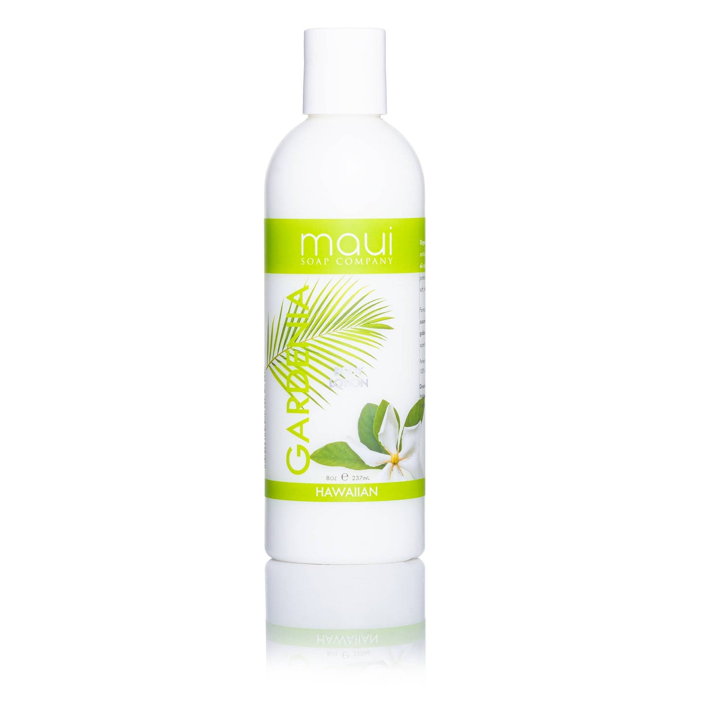 Maui Soap Co Gardenia Body Lotion w/ Avocado Oil, Cucumber & Vit. E, 8 oz