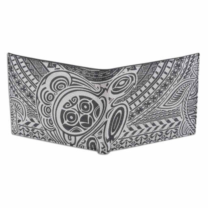 NA KOA Hawaiian tattoo wallet with flip ID Art Ohana by Sams (white)