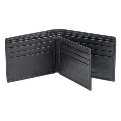 NA KOA Hawaiian tattoo wallet with flip ID Art Ohana by Sams (open)