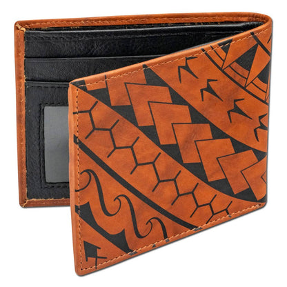 NA KOA Polynesian Tattoo Bifold Wallet Manu