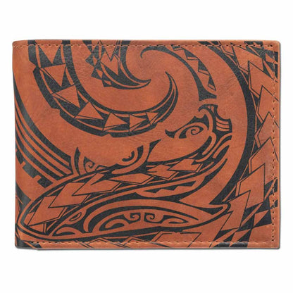 NA KOA Polynesian Tattoo Flip ID Wallet Mano