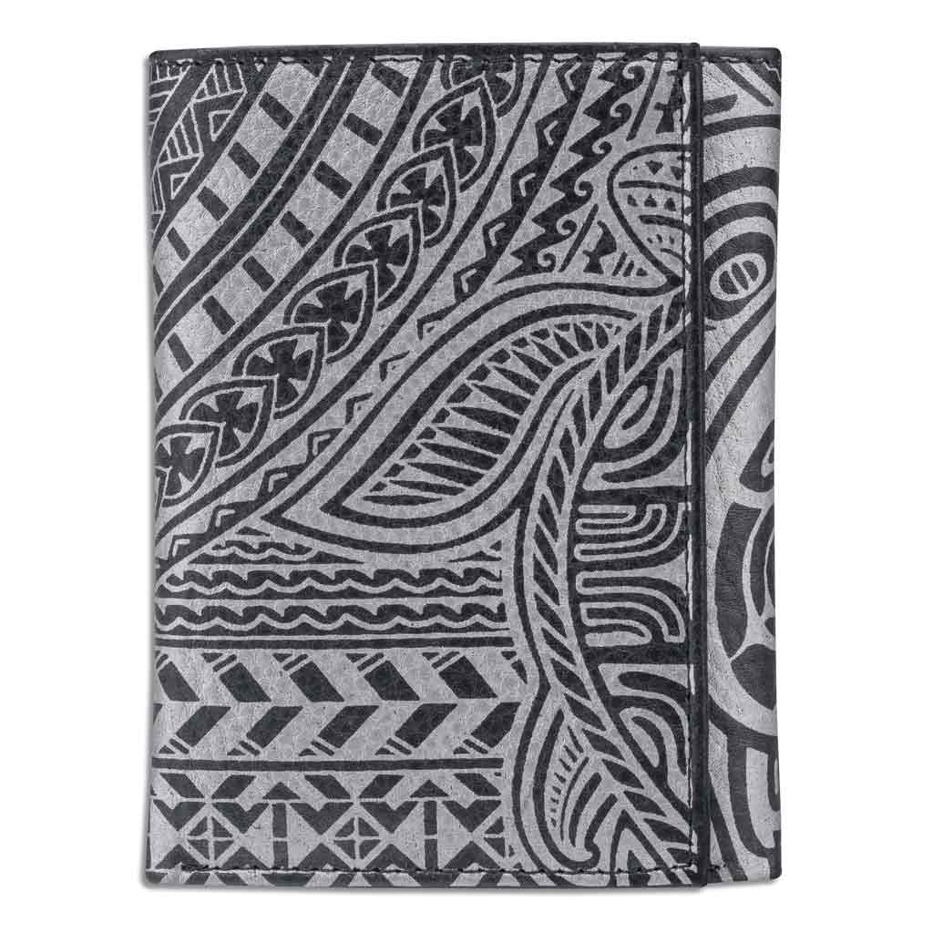 NA KOA Polynesian Tattoo Trifold Wallet Ohana (white)