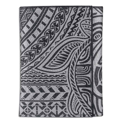 NA KOA Polynesian Tattoo Trifold Wallet Ohana (white)