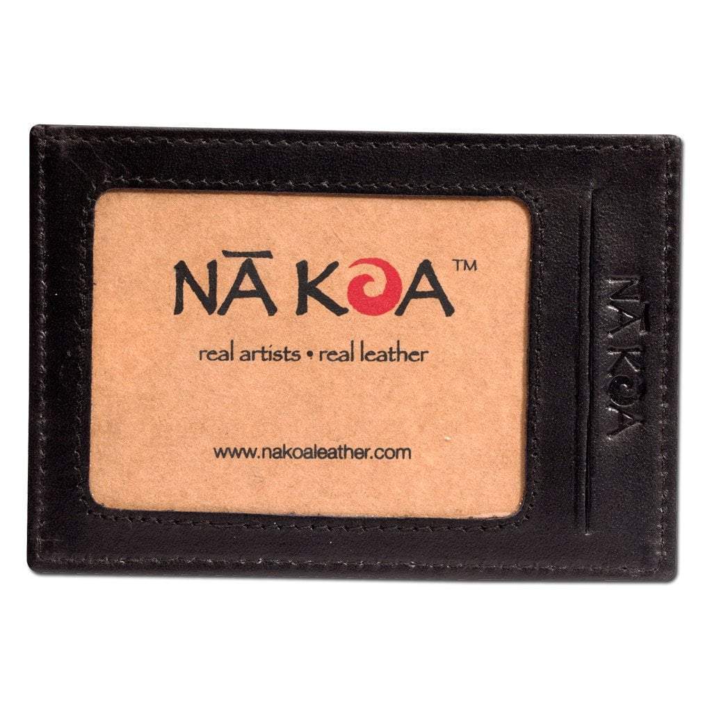 NA KOA Polynesian tattoo card holder Art Weka by Kuaika Quenga (card holder)