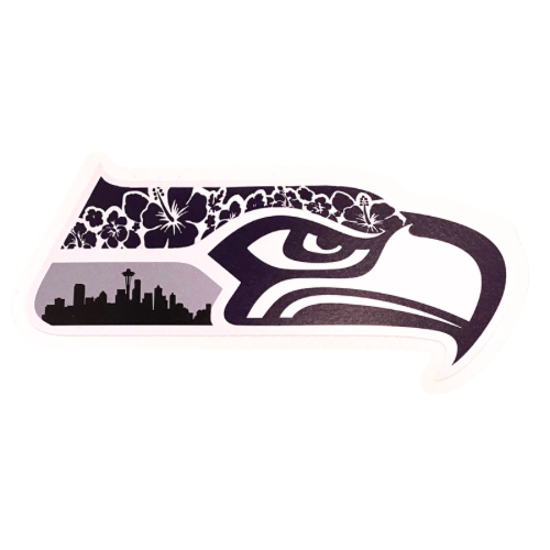 PST GEAR Hibiscus Hawks Decal
